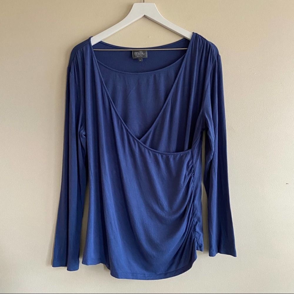 MILK Nursingwear Long Sleeve Nursing Top XL